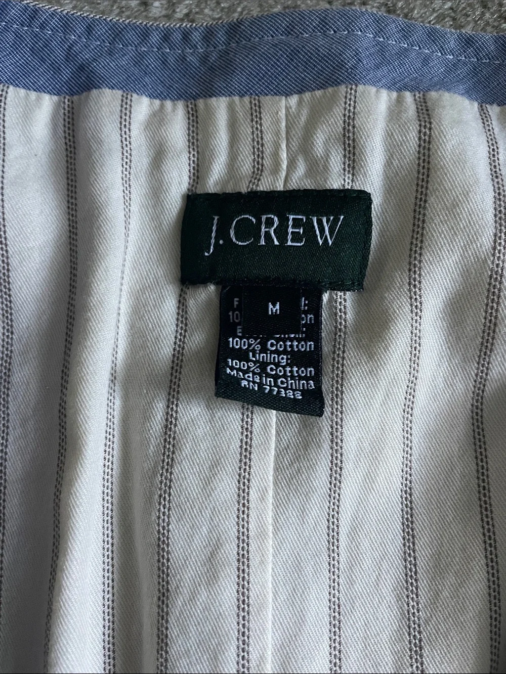 J. Crew Light Gray Men's Cotton Vest